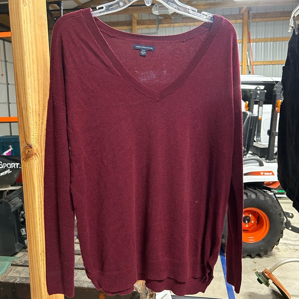 Cozy Maroon Sweater